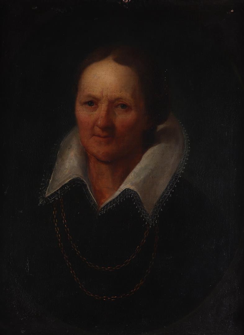 Balthasar Denner (Hamburg-Altona 1685 - 1749 Rostock)(attributed to), Portrait of a lady,