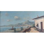 Italian School, 20th century, View of a Lago. signed "L. Caldini" (lower left),