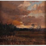 Romain Malfliet (Sint-Niklaas 1910- there 2006), Sunset (Heide),