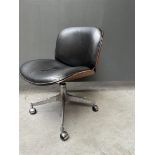 Italian office chair by Ico Parisi for MIM 1950s