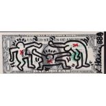 Keith Haring (Reading, Pennsylvania1958- 1990 New York, USA) (attributed to), Dollar Bill,