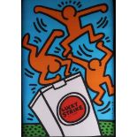 Keith Haring (Reading, 1958 - 1990 New York) (after), Lucky Strike, signed,