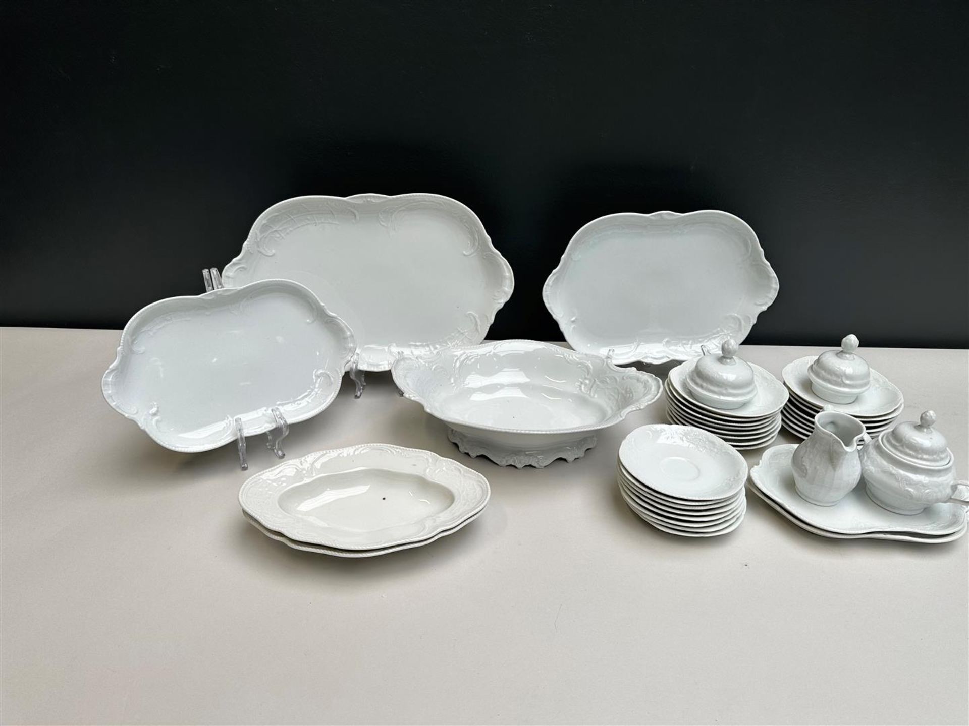 A 34-piece Rosenthal white Sanssouci part service  