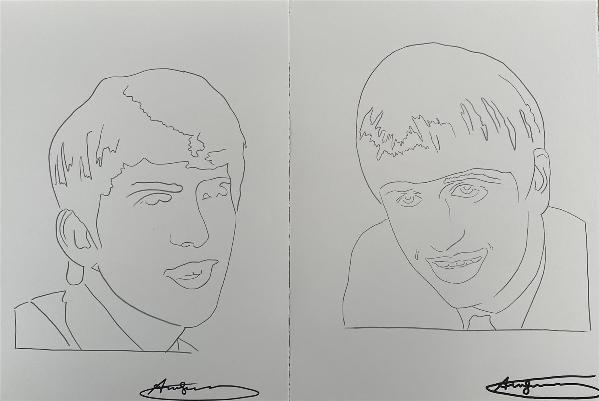 Andy Warhol (Pittsburgh, , 1928 - 1987 New York ), (after), Portraits of the Beatles/Fab.-4. - Image 3 of 7