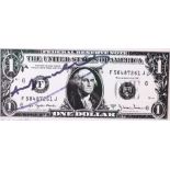 Andy Warhol (Pittsburgh, Pennsylvania, 1928 - 1987New York ),(attributed to), One dollar bill,