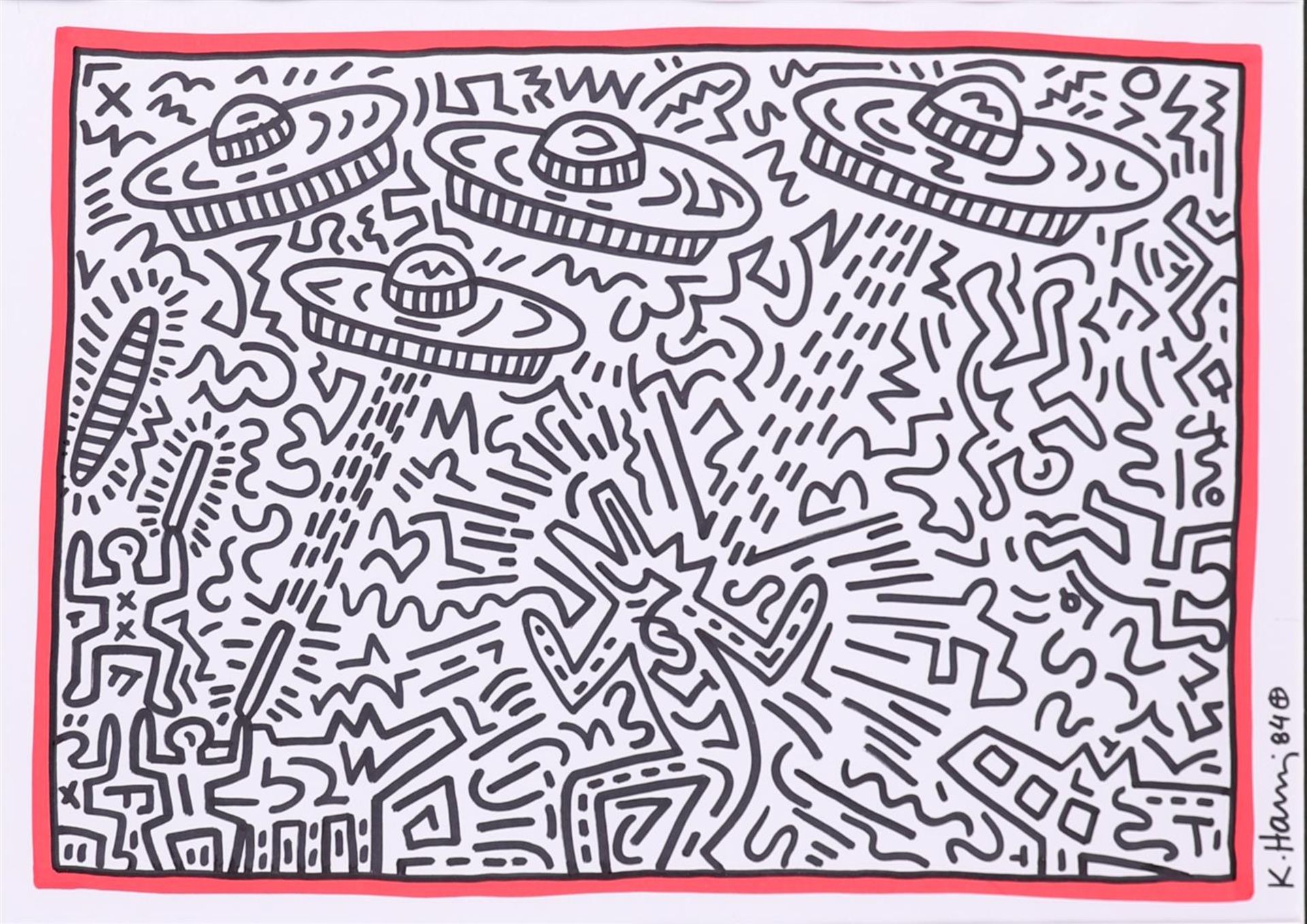 Keith Haring (Reading Pennsylvania 1958 - 1990 New York), (after),