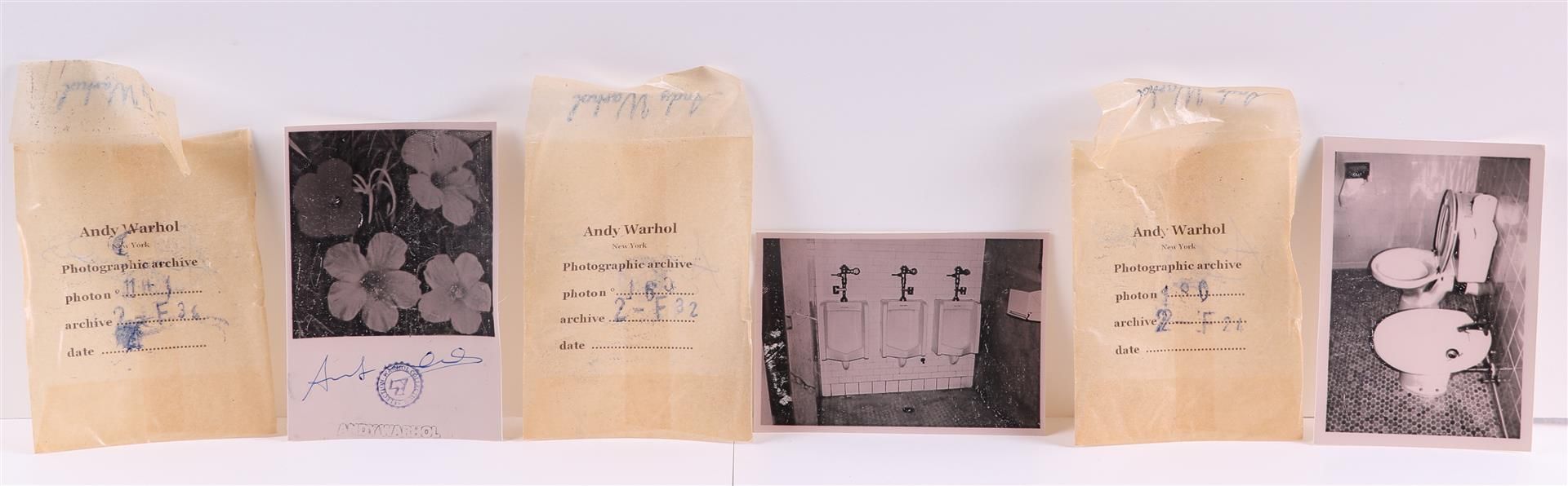 Andy Warhol (Pittsburgh, , 1928 - 1987New York ),(after),  (3) various photos. 