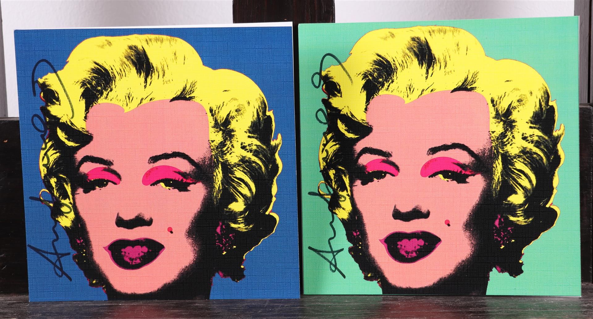 Andy Warhol (Pittsburgh, , 1928 - 1987 New York ),(after), Marilyn Invitation (2x) 
