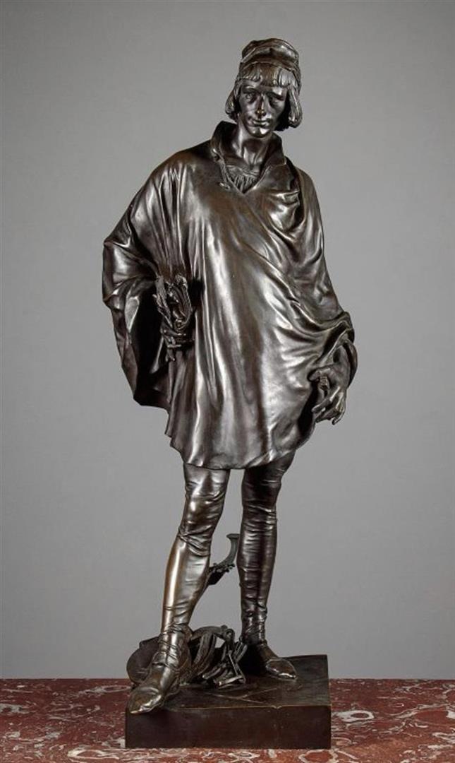 Jean François Marie Etcheto (1853 - 1889), A 19th century French bronze sculpture 