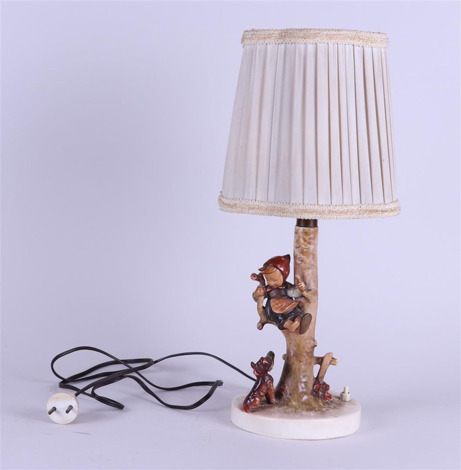 MI. Hummel, a large table lamp, marked: "Goebel".