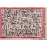 Keith Haring (Reading Pennsylvania 1958 - 1990 New York), (after), "Secret Pastures",