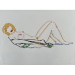 Tom Wesselman (after), (Cincinnati 1932 - 2004 New York), Reclining Nude, signed (bottom right), and