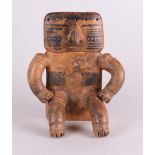 A (possibly) pre-Columbian figure in baked clay.
