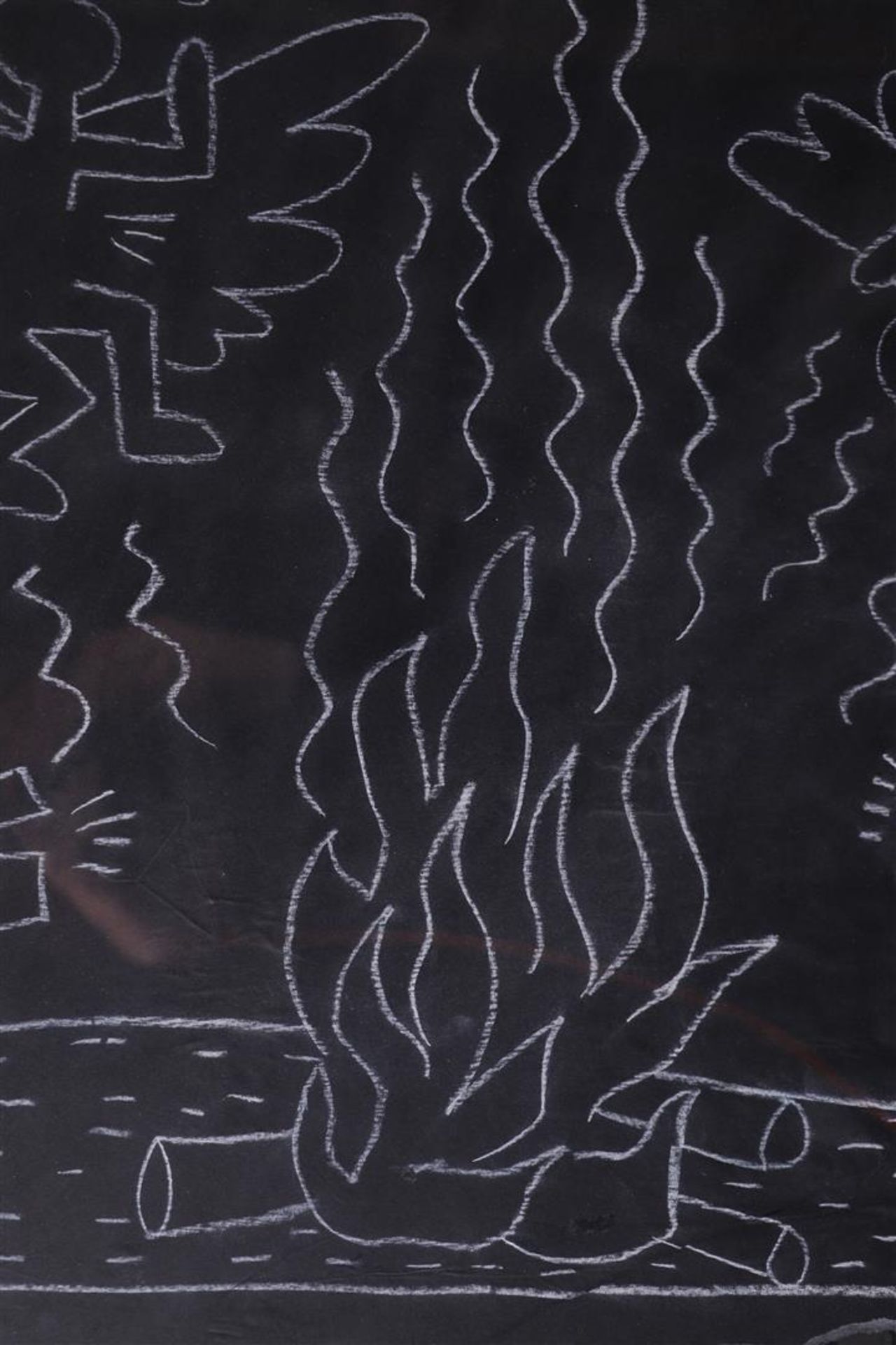 Keith Haring (Reading Pennsylvania 1958 - 1990 New York), (after), Subway Drawing, Untitled, - Bild 6 aus 6