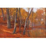 Xeno Munninghoff (Deventer 1873 - 1943 Barneveld), Kwelbeek in Oosterbeek in autumn colours