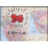 Keith Haring (Reading Pennsylvania 1958 - 1990 New York), (after), San Francisco Bus Map,