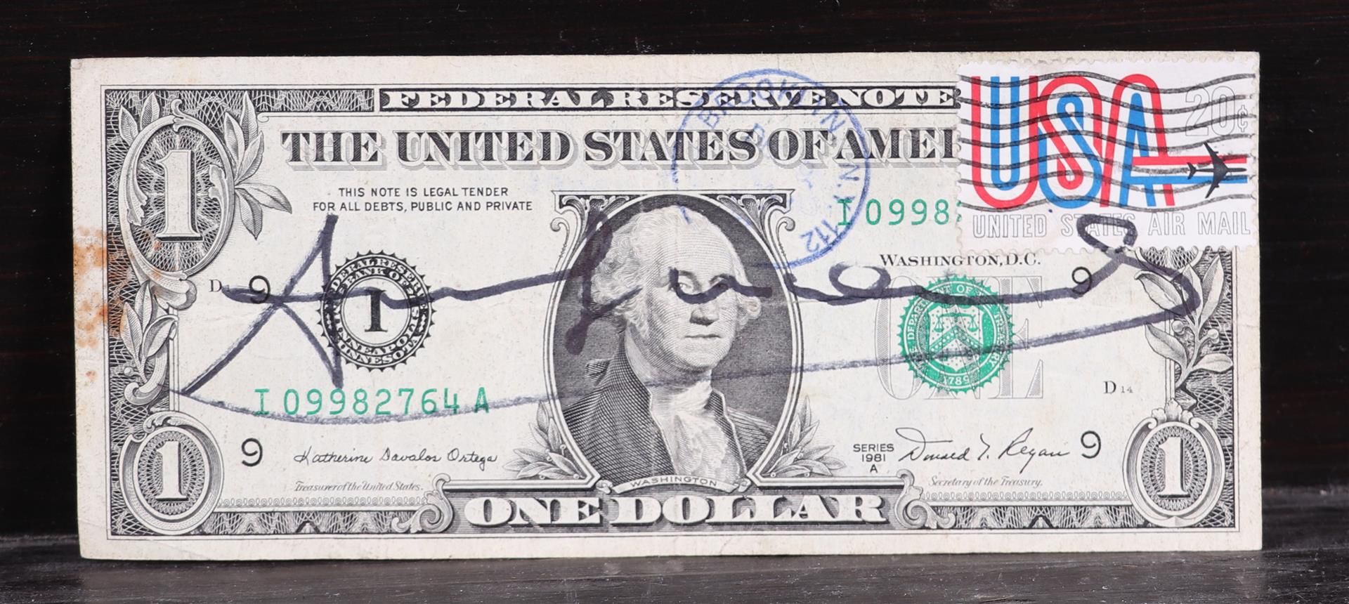 Andy Warhol (Pittsburgh, Pennsylvania, 1928 - 1987New York Presbyterian), (after), Dollar Bill,