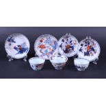 A lot of various Imari cups and saucers. China, 18th century.