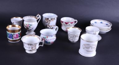 A lot of various European porcelain consisting of various cups and saucers.