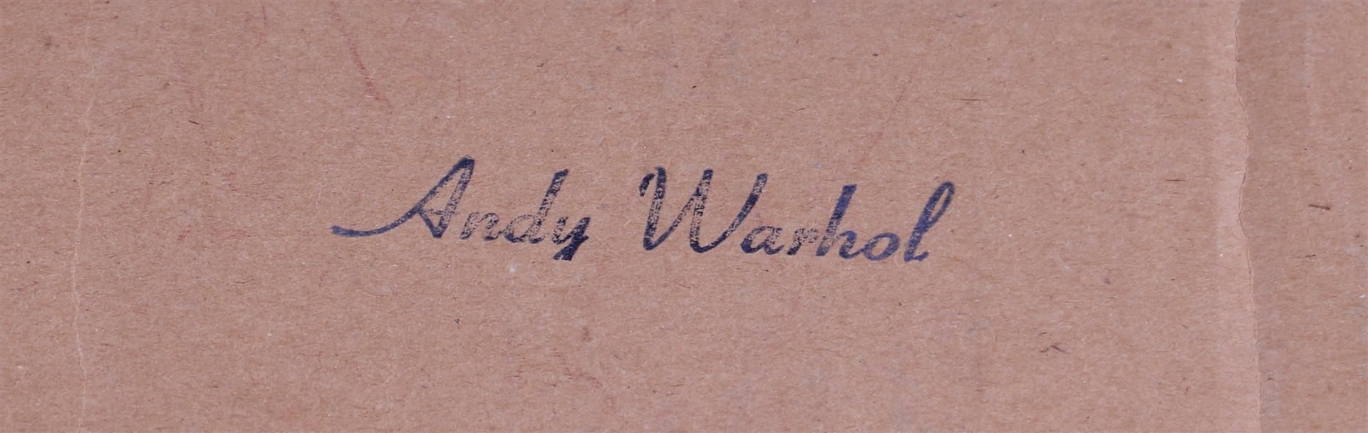 Andy Warhol (Pittsburg 1928 - 1987 New York), (after), A signature on a  Marlboro cardboard - Image 3 of 3