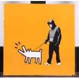 Banksy (b.: 1974) (after) -Apes on control / Incognito/Barking, Serigraphy on both sides of a vinyl