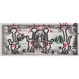 Keith Haring (Reading Pennsylvania 1958 - 1990 New York), (after), Two Dollar Bill,