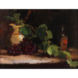 Jurgen "George" Pletser (Rotterdam 1871 - 1942), Still life with grape vine