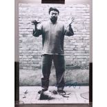 Ai Wei Wei dropping an Han Dynasty Urn, One photo from a series of three, ).