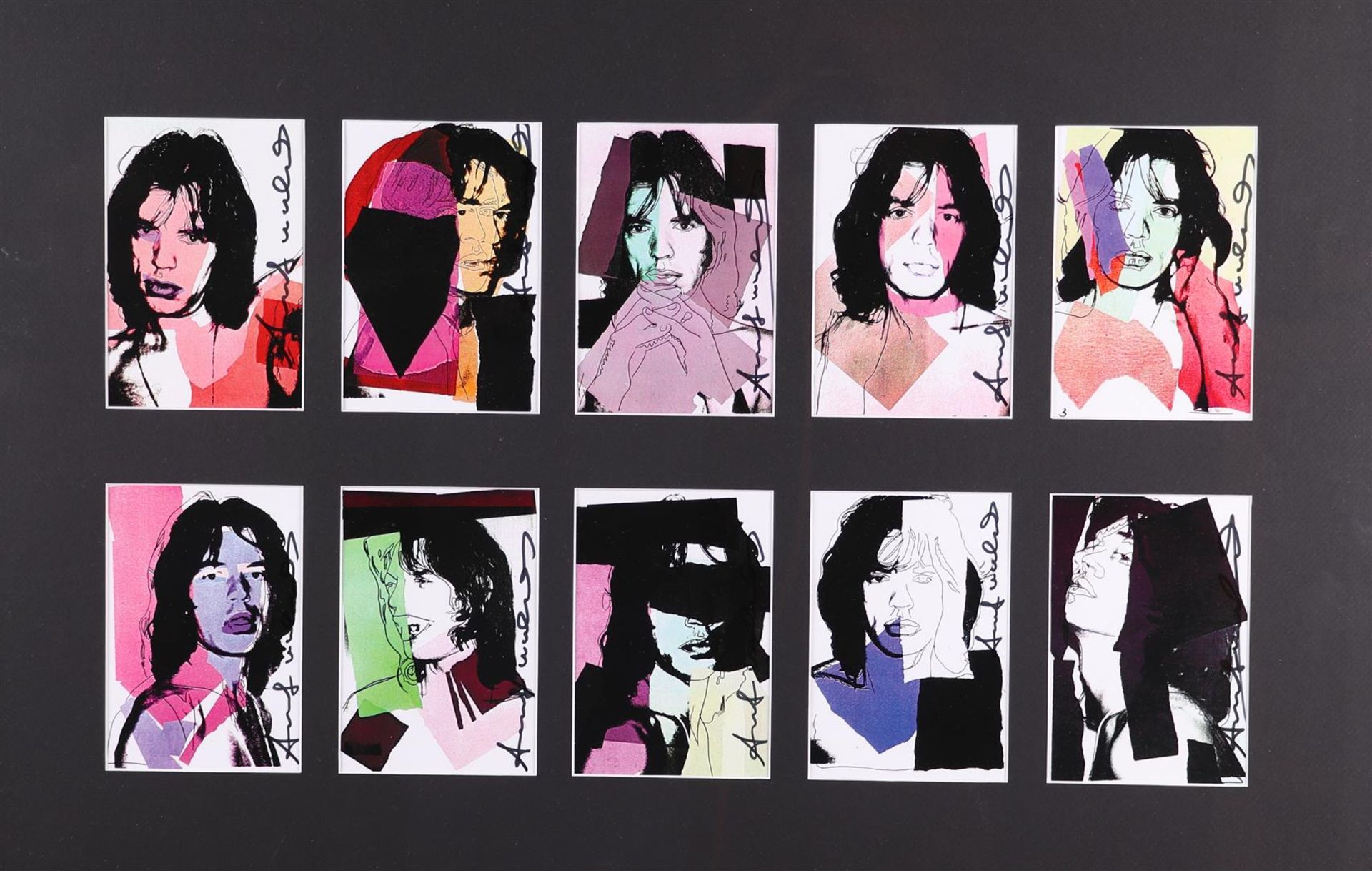 Andy Warhol (Pittsburgh, , 1928 - 1987 New York ), (after), Port Folio Mick Jagger, 