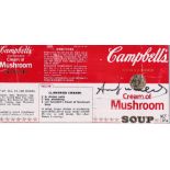 Andy Warhol (Pittsburg 1928 - 1987 New York), (after), Soup can label,