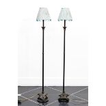 A set of floor lamps in Louis Philippe style, 20th century.