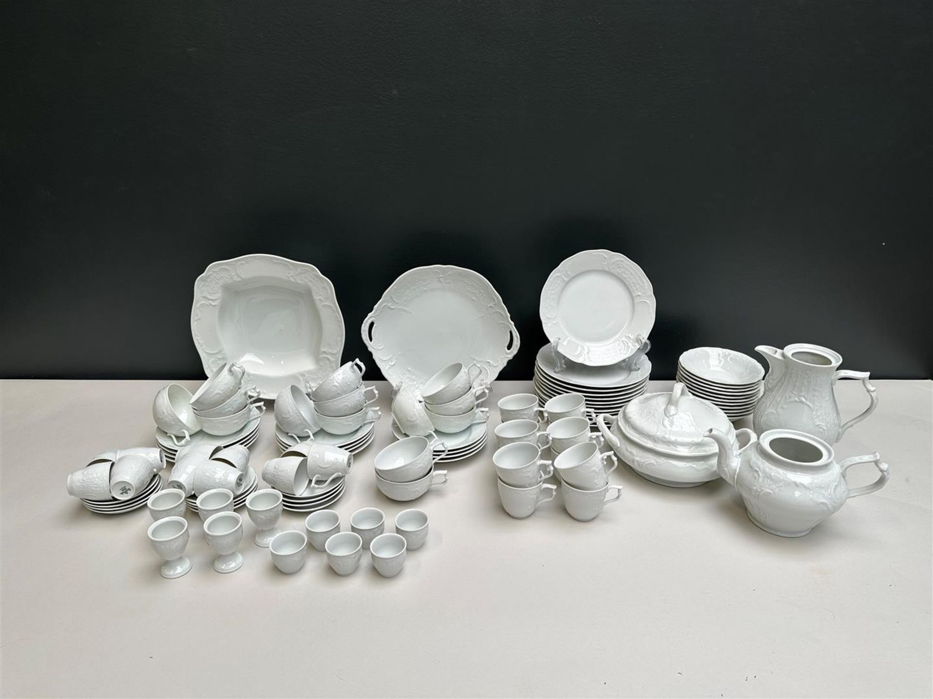 An 81-piece Rosenthal white Classic crockery set 