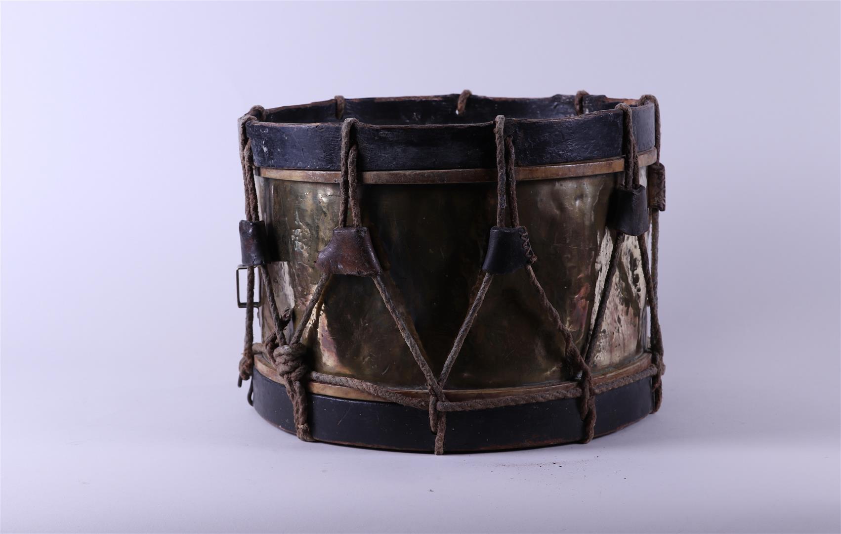 A brass 19th century drum. - Image 2 of 2