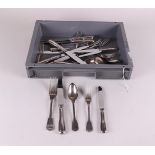 A lot with silver plated Christoffel cutlery.