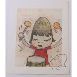 Yoshimoto Nara (B.: Hirosaki, Aomori, Japan 1959), (after), Banging the Drums,