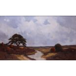Xeno Munninghoff (Deventer 1873 - 1944 Barneveld), Landscape with stream,