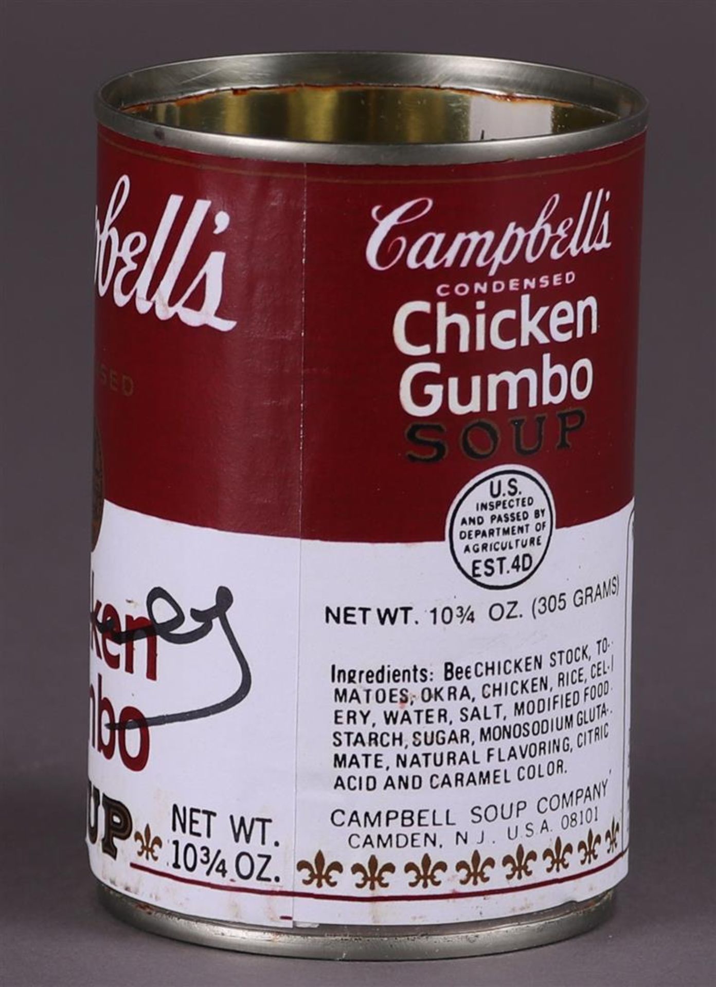Andy Warhol (Pittsburgh, , 1928 - 1987New York Presbyterian),(after), Campbell's Chicken Soup can - Bild 4 aus 6