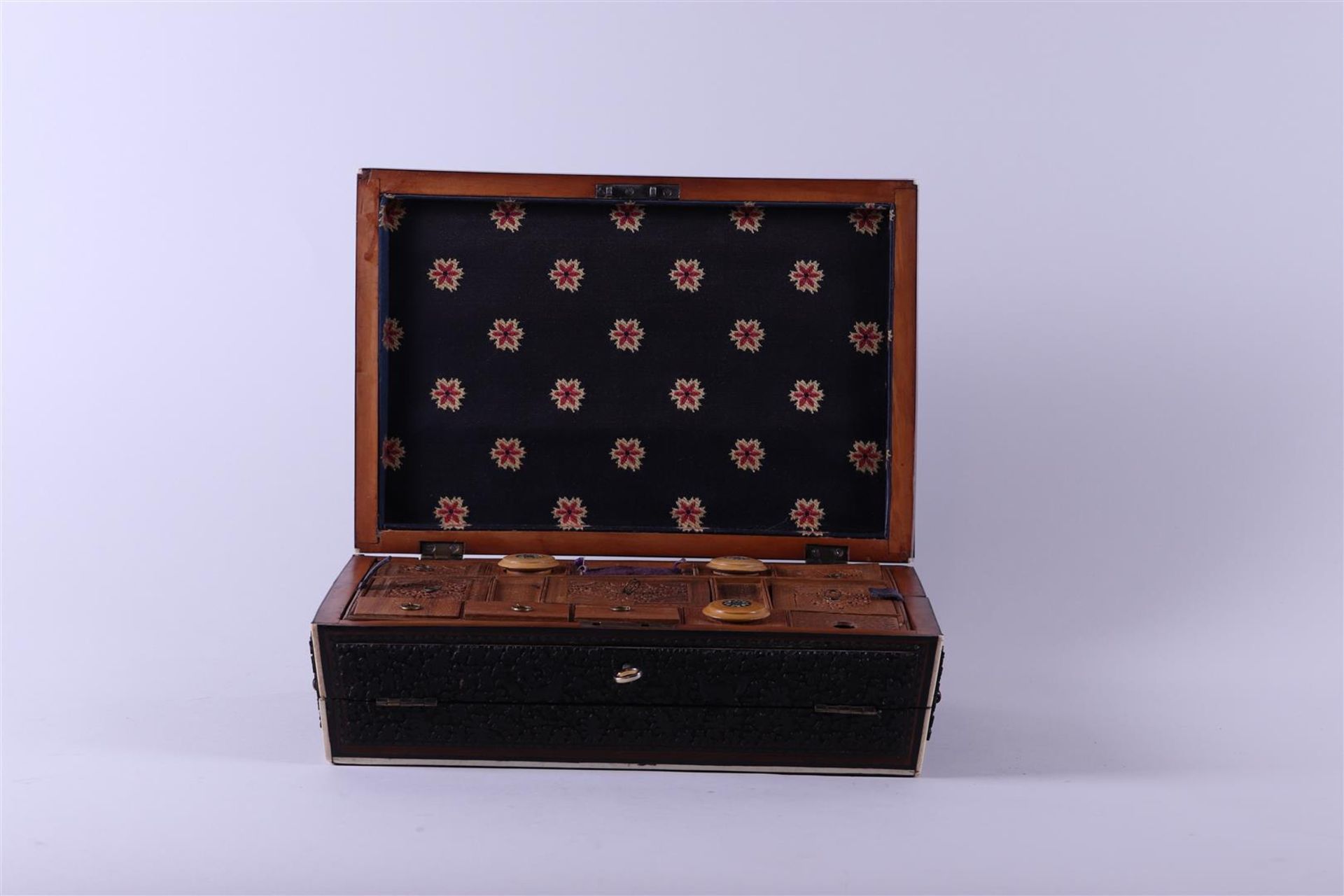 An Anglo-Indian chest of drawers made of sandalwood,  - Image 2 of 3