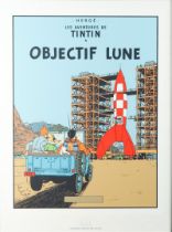 A limited edition of Tintin / TinTin (1500 copies) "Objectiv Lune"