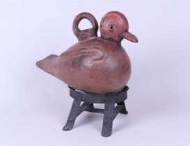 Moche, Peru Terracotta duck.200 - 500 AD.