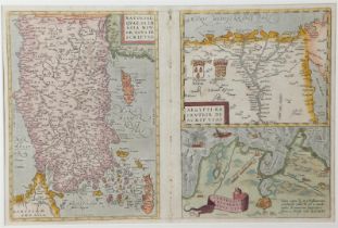 Abraham Ortelius (Antwerp 1527 - 1598), (112), Map depicting Anatolia, Egypt and Cartagena