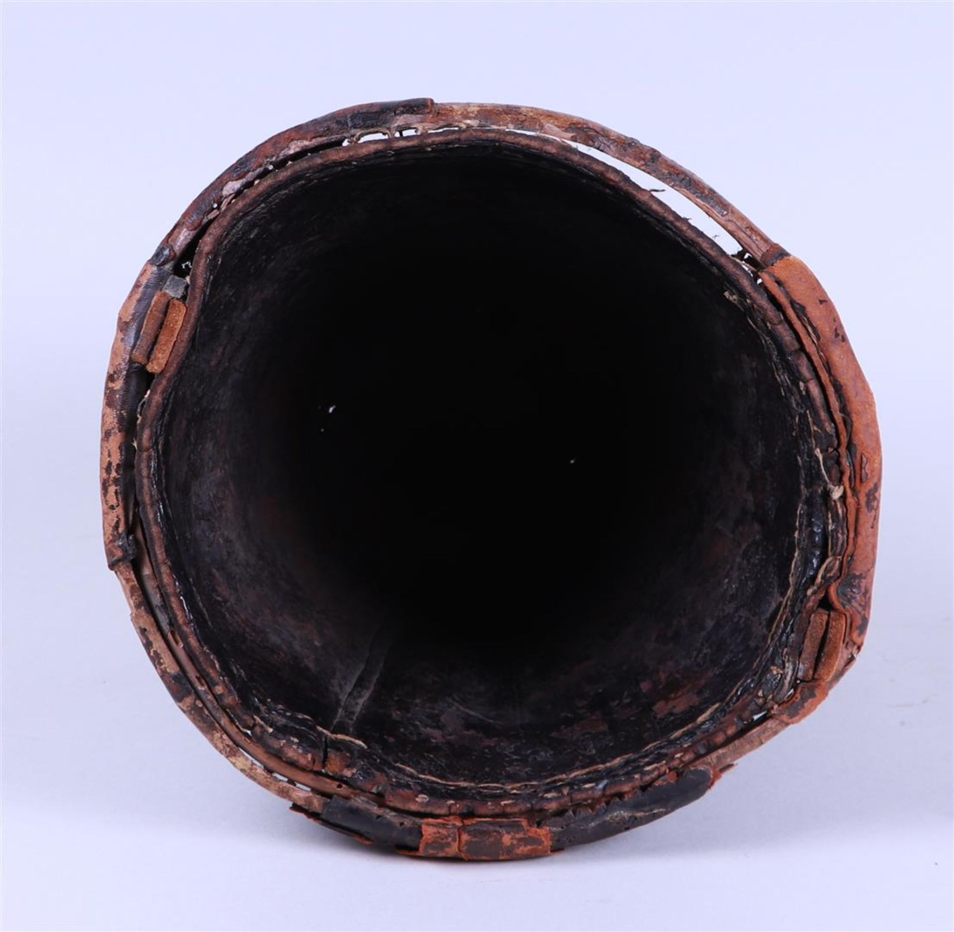 A leather fire bucket. 19th century.
 - Image 3 of 3