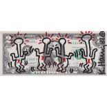 Keith Haring (Reading Pennsylvania 1958 - 1990 New York), (after), Two Dollar Bill