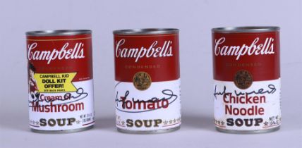 Andy Warhol (Pittsburg, Pennsylvania 1928 - 1987 New York) (after), A lot consisting of (3) Campbell