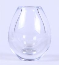 A.D. Copier ball vase, glass factory Leerdam.
