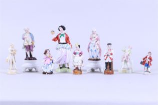 A lot of various porcelain figures.