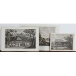 A lot consisting of (3) engravings with various scenes (James Cook), Hawaii, New Zealand, 18th centu