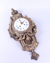 Gilt Bronze Louis XVI Cartel Clock (Address: "Raingo Fres. a' Paris")