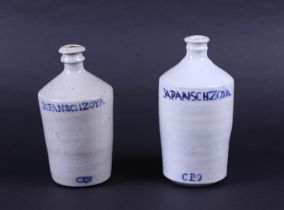 Two Japanschzoya (= Japanese Soya) bottles. Japan, 19th century.