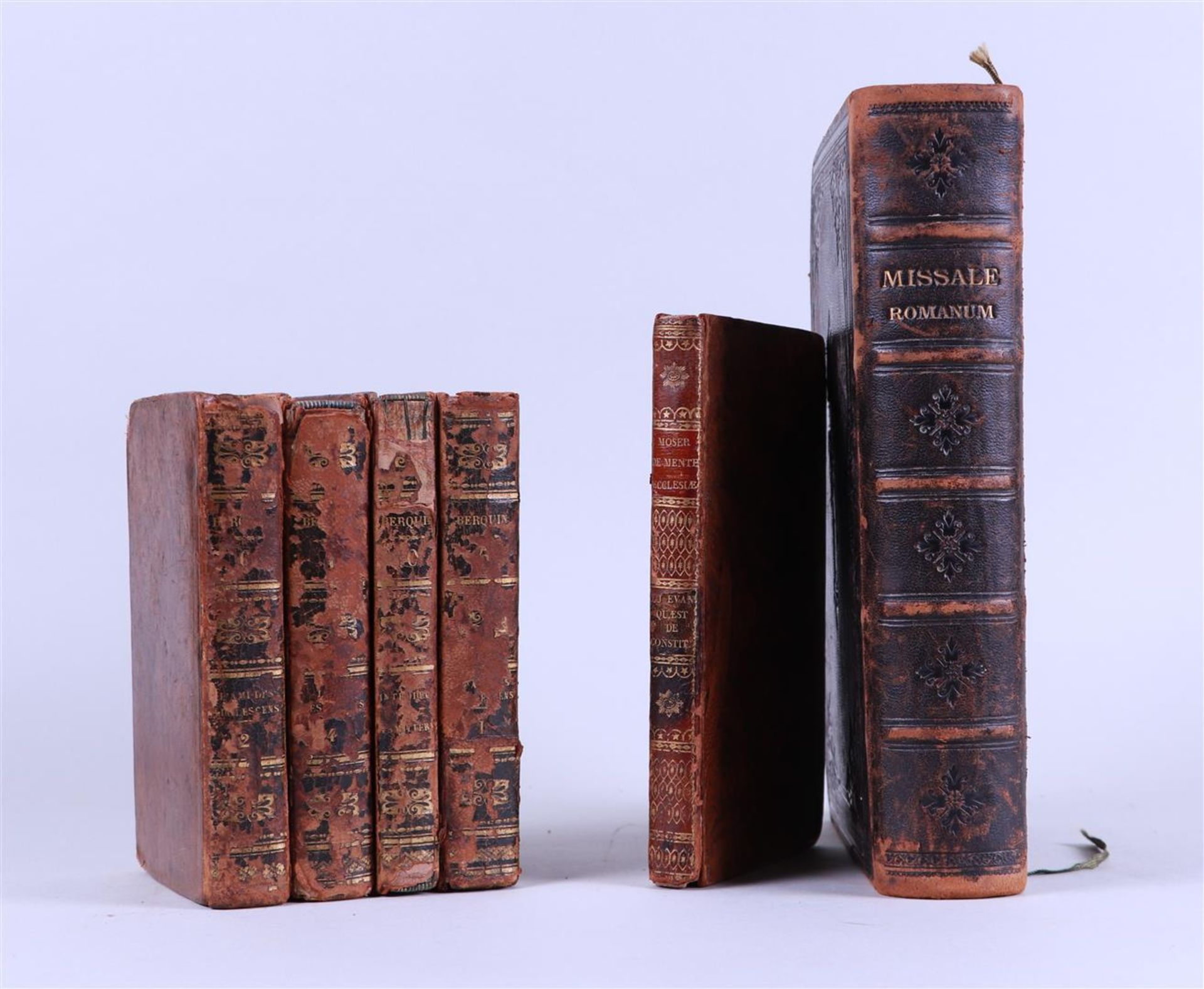 A lot consisting of 4 parts Ouevres complètes DE BERQUIN, par M. Bouilly, Paris 1829 - Image 2 of 5